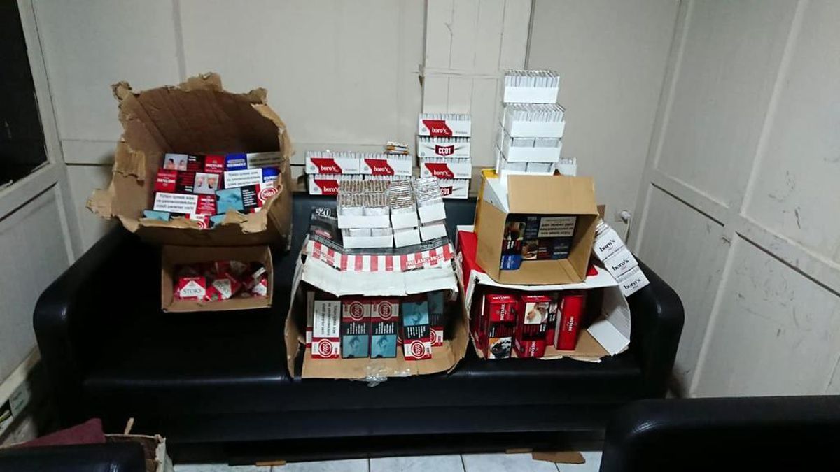 Aşkale\'de kaçak alkol ve sigara operasyonu