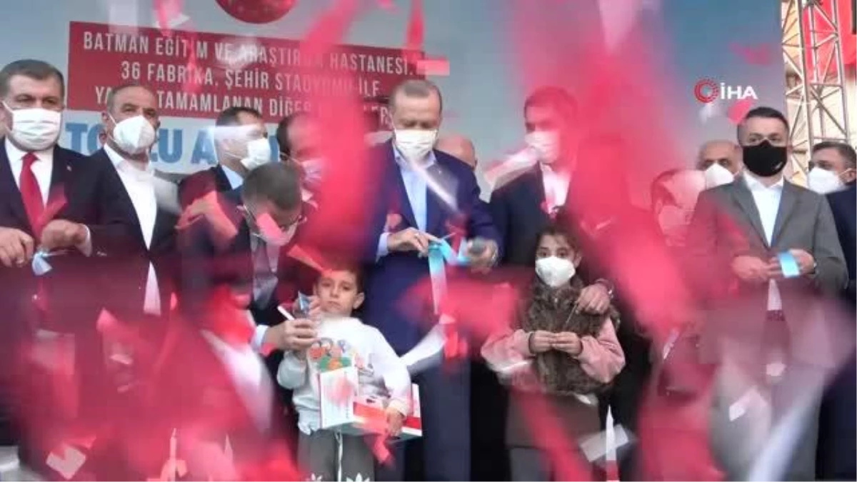 Batman\'da Cumhurbaşkanı Erdoğan\'a sevgi seli