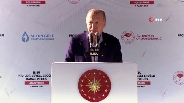 Cumhurbaşkanı Erdoğan: Hiç şüphesiz su bu yüzyılın en değerli ve stratejik kaynağıdır 