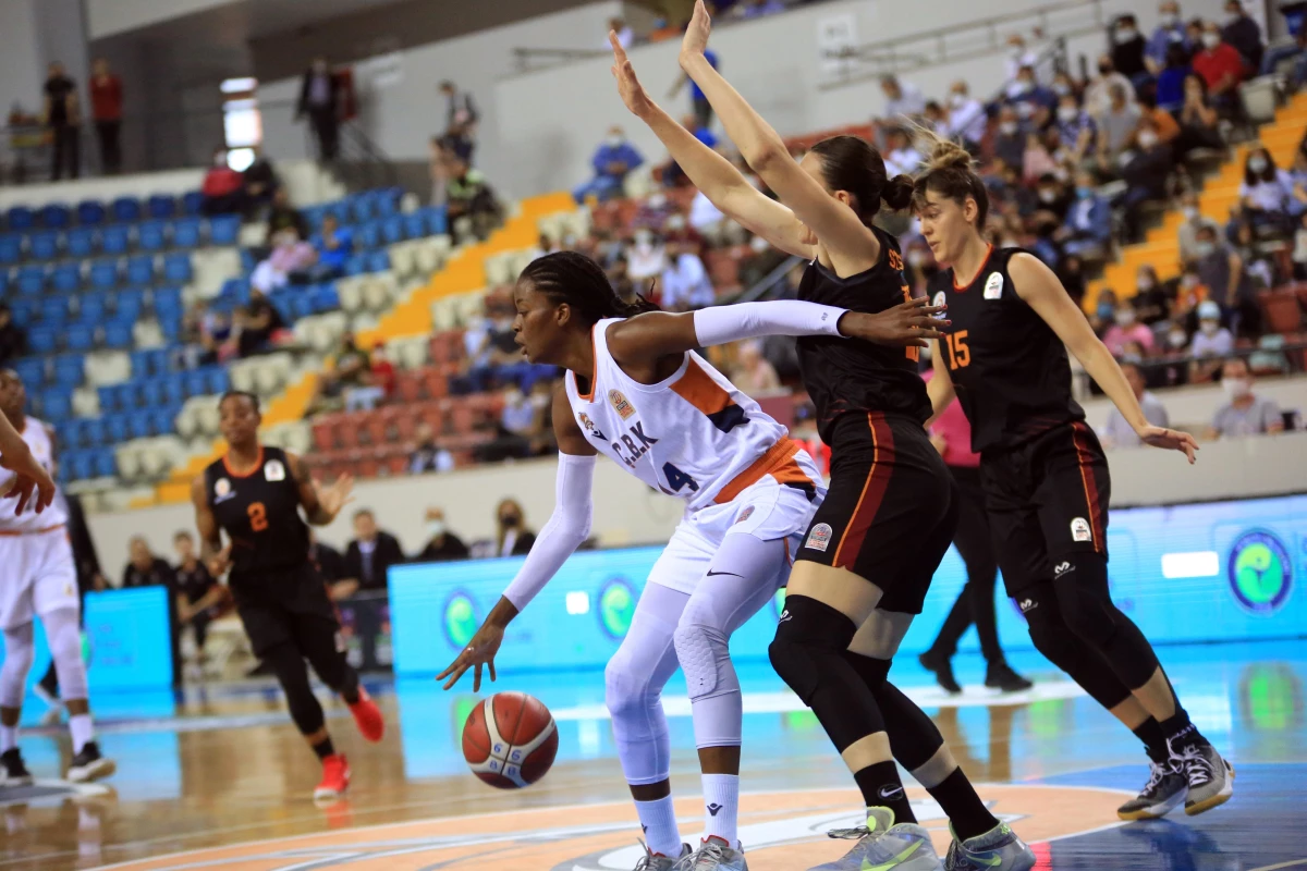 Kadınlar Basketbol Süper Ligi: Çukurova Basketbol Mersin Yenişehir Belediyesi: 74 Galatasaray: 72