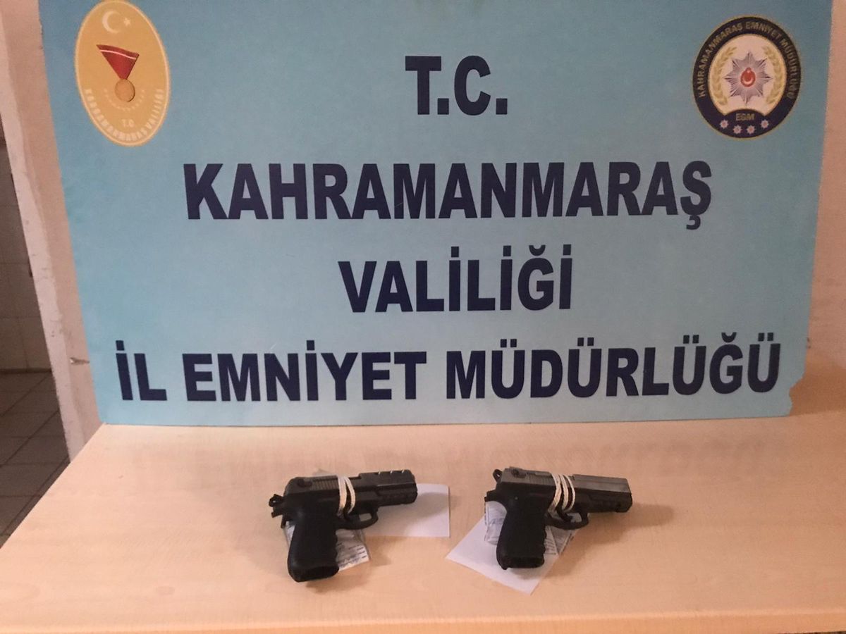 Kahramanmaraş\'ta denetimlerde 21 silah ele geçirildi