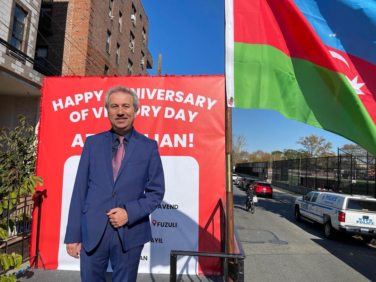 Karabağ zaferinin yıl dönümü New York\'ta kutlandı