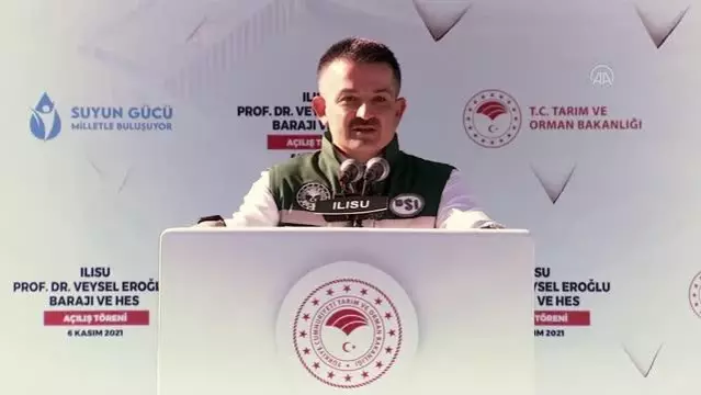 Ilısu Prof. Dr. Veysel Eroğlu Barajı ve HES Açılış Töreni