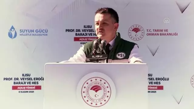 Ilısu Prof. Dr. Veysel Eroğlu Barajı ve HES Açılış Töreni