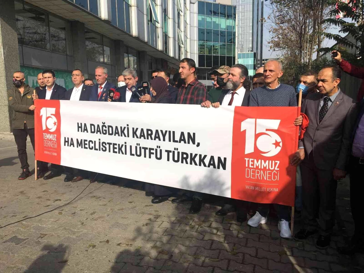 Şehit yakınları ve gazilerden Lütfü Türkkan\'a tepki