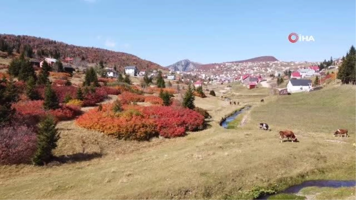 Sis Dağı\'ndan mest eden sonbahar manzaraları