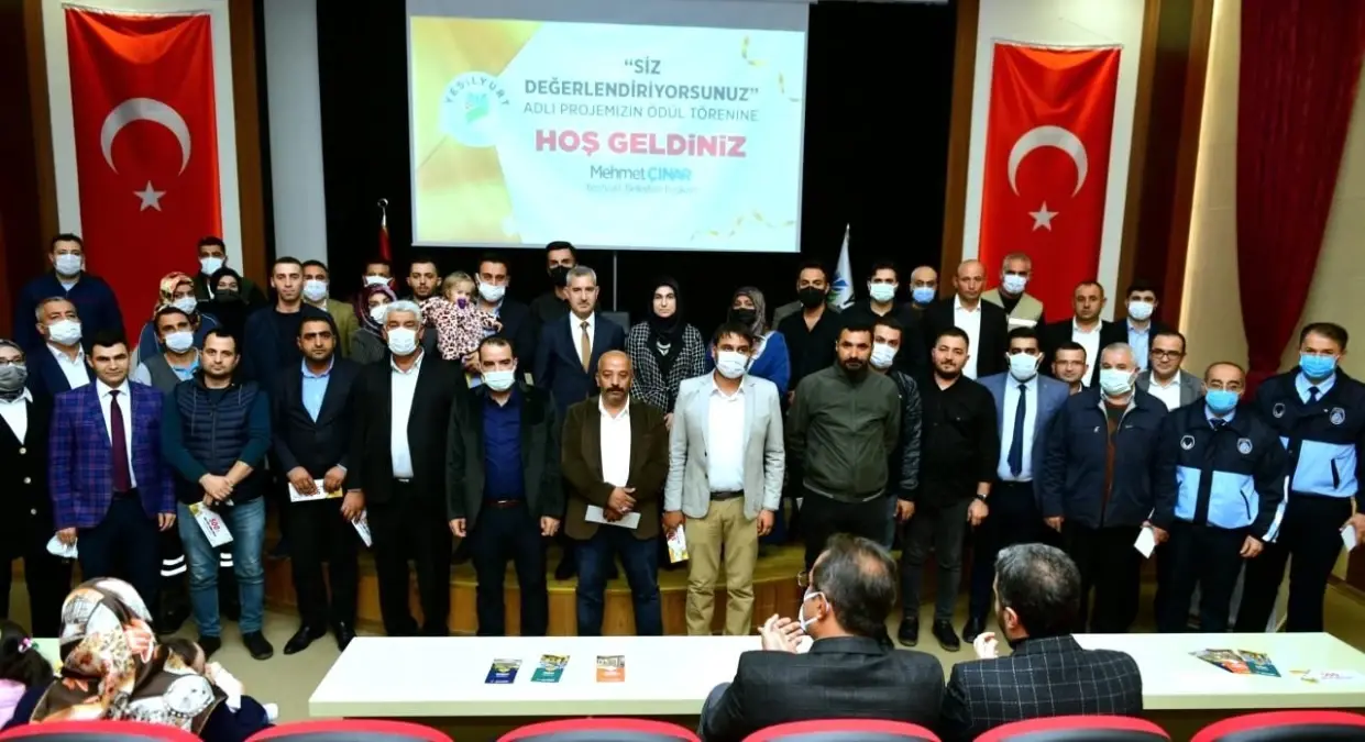 Yeşilyurt\'ta "Siz değerlendiriyorsunuz" projesi ödül töreninde duygusal anlar yaşandı