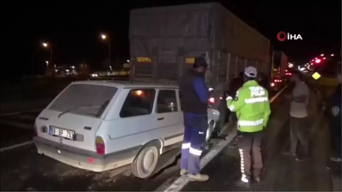 Alkollü sürücü tıra arkadan çarptı: 1 ağır yaralı