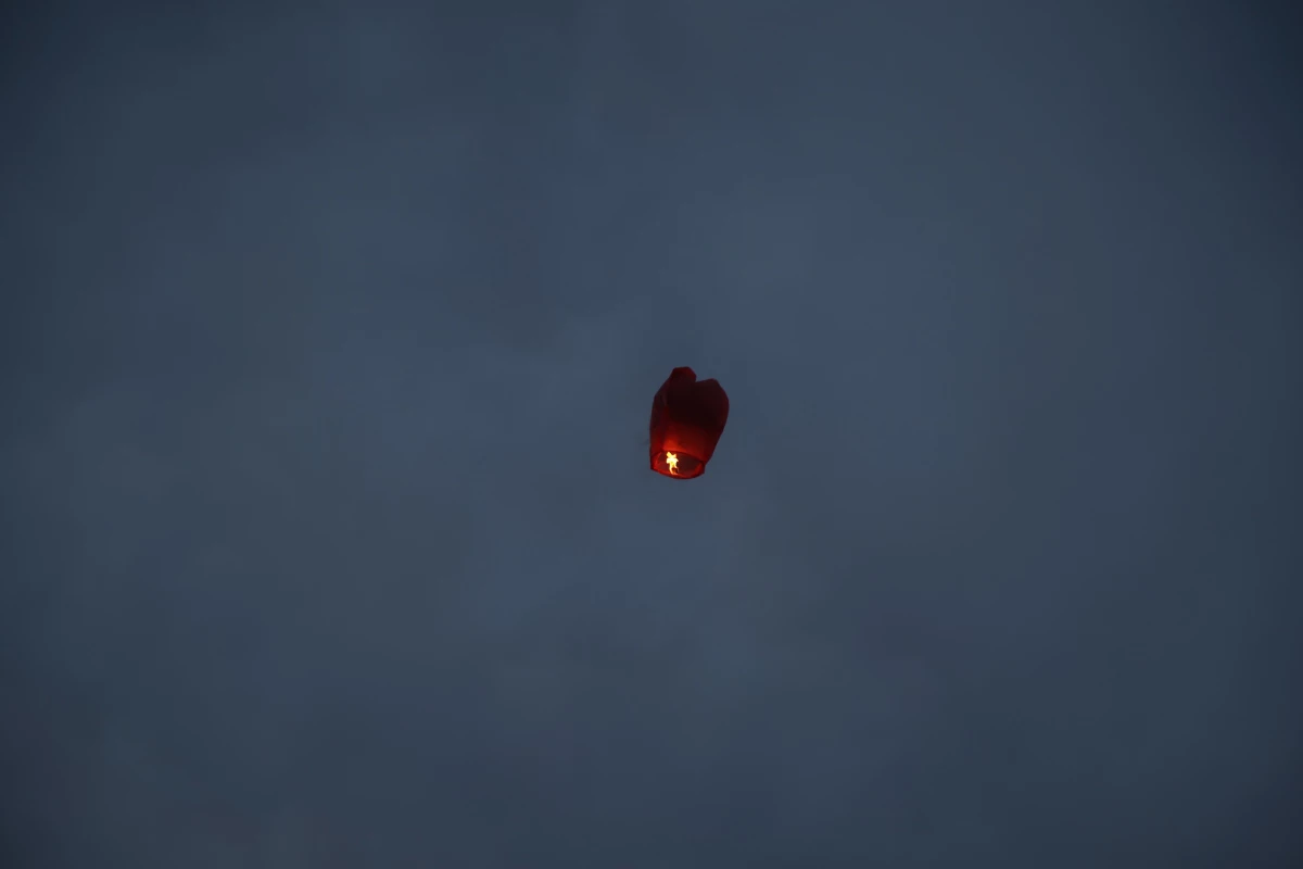 Antalya\'da dilek balonları uçurarak organ bağışı çağrısı