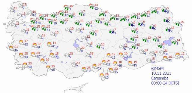 Meteoroloji gün verip uyardı! 10 ilde kar yağışı bekleniyor