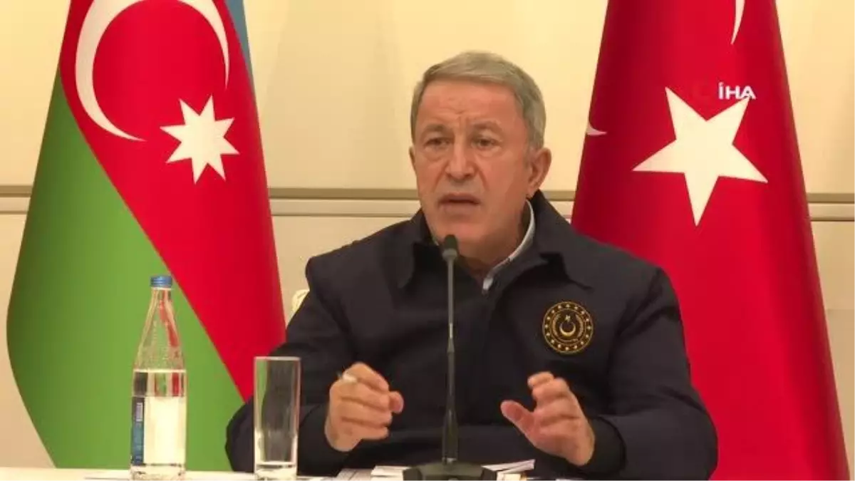 Bakan Akar, Azerbaycan basınına konuştuMilli Savunma Bakanı Hulusi Akar: "Azerbaycan Cumhurbaşkanı Sayın İlham Aliyev ile Cumhurbaşkanımız Sayın...