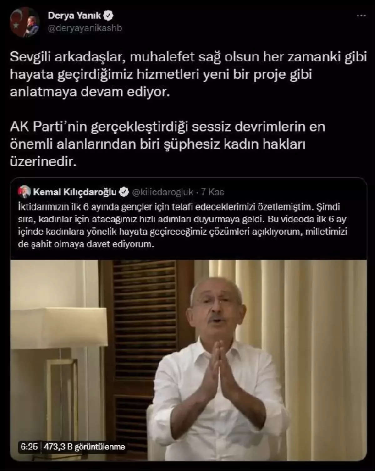 Bakan Yanık: AK Parti\'nin sessiz devrimlerinin en önemlilerinden biri kadın hakları üzerinedir