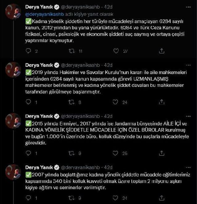 Bakan Yanık: AK Parti'nin sessiz devrimlerinin en önemlilerinden biri kadın hakları üzerinedir
