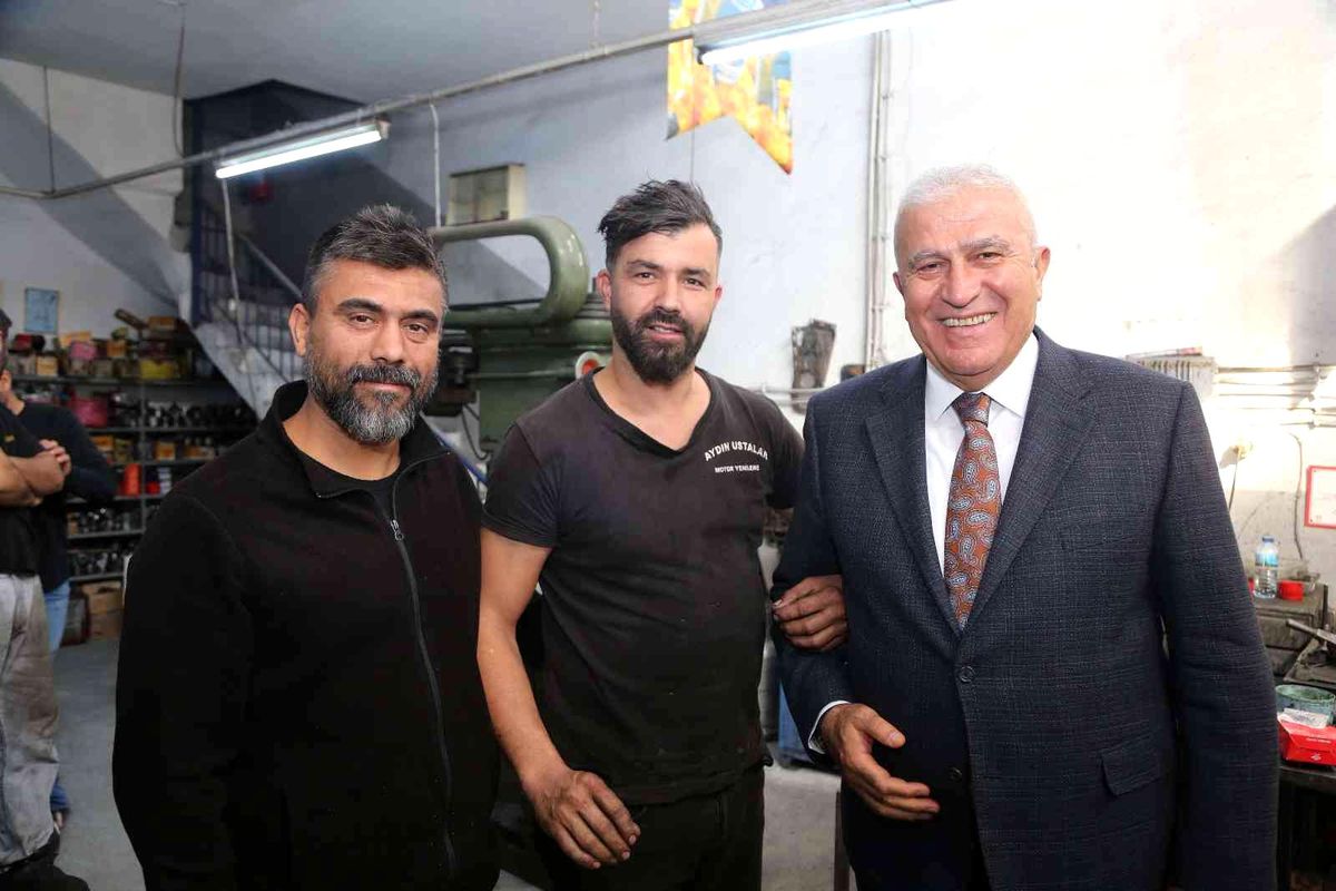 Başkan Atay sanayi esnafıyla buluştu