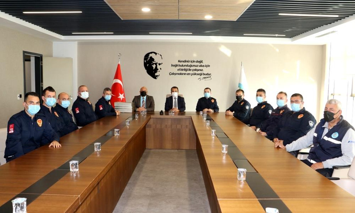 İçişleri Bakanlığı\'ndan İtfaiye Personelimize Teşekkür Belgesi