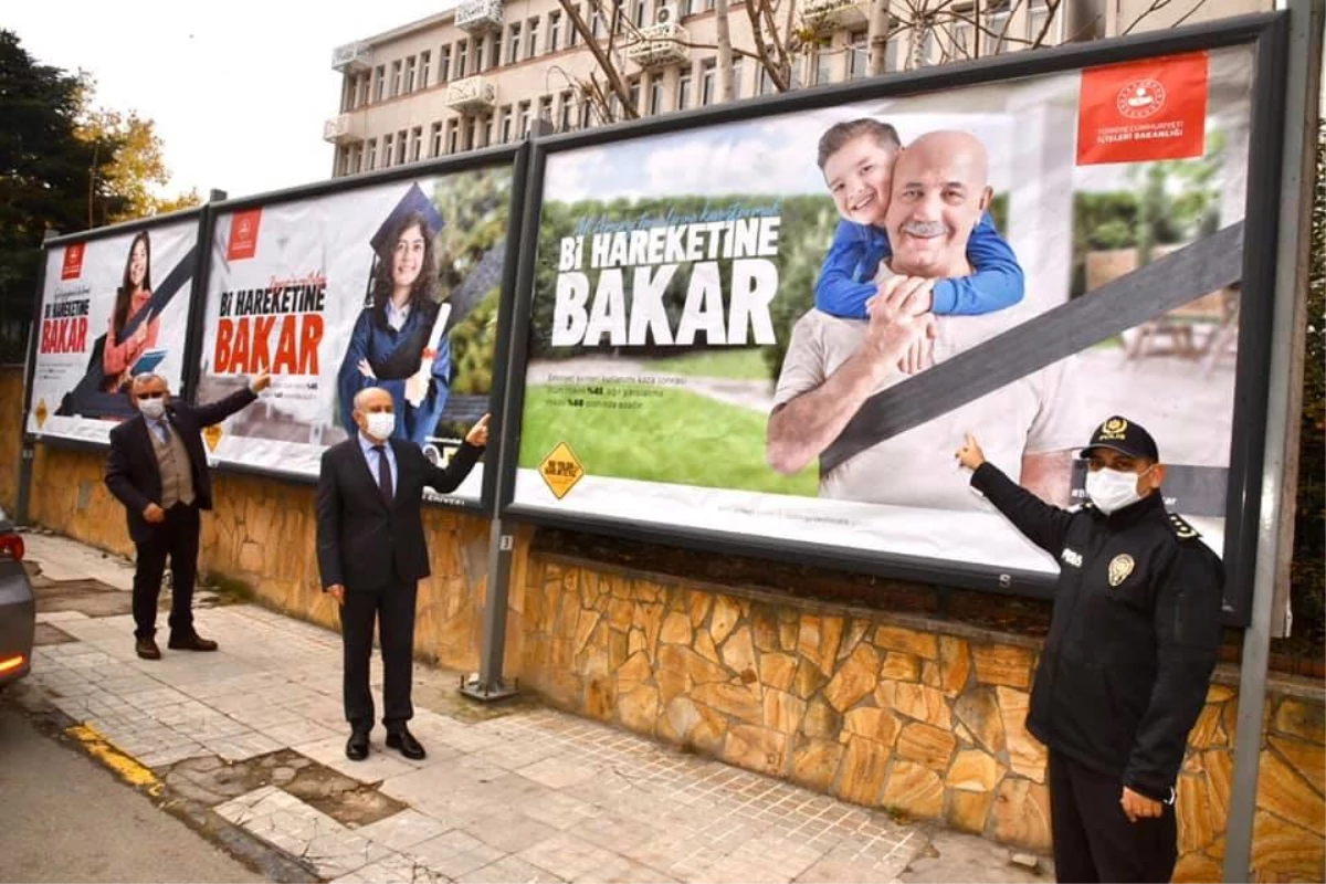 Keşan\'da "Bi hareketine bakar" kampanyası billboardlarda