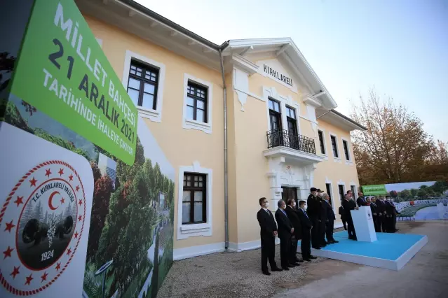 Kırklareli'nde 54 bin 200 metrekare alan millet bahçesine dönüşecek