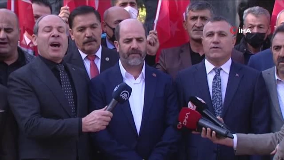 Meclis önünde İYİ Partili Lütfü Türkkan\'a \'istifa\' çağrısı