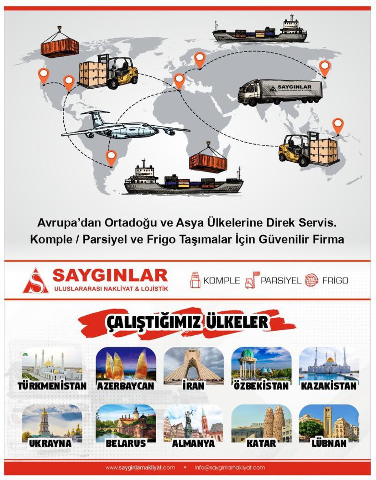 Türkiye Özbekistan Nakliye Şirketleri