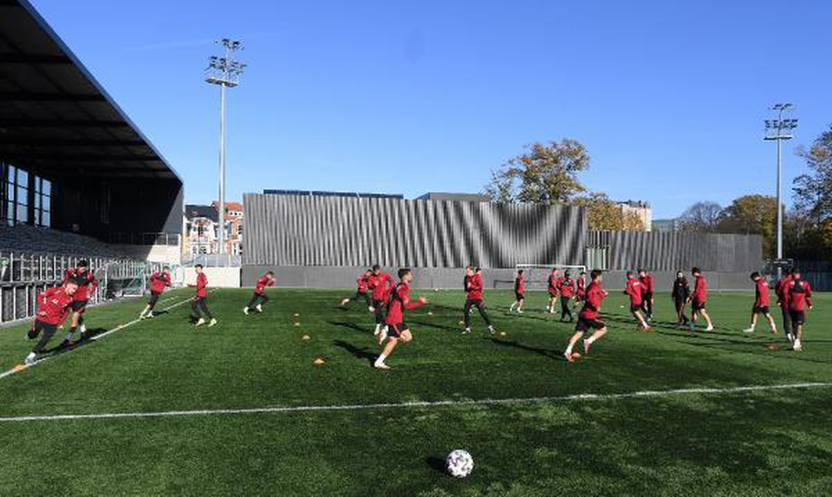 Ümit Milli Futbol Takımı, Belçika maçı hazırlıklarını sürdürdü