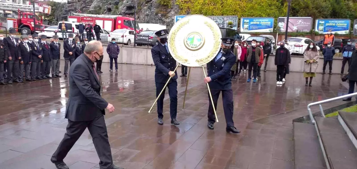 Alaplı\'da 10 Kasım Atatürk\'ü anma töreni