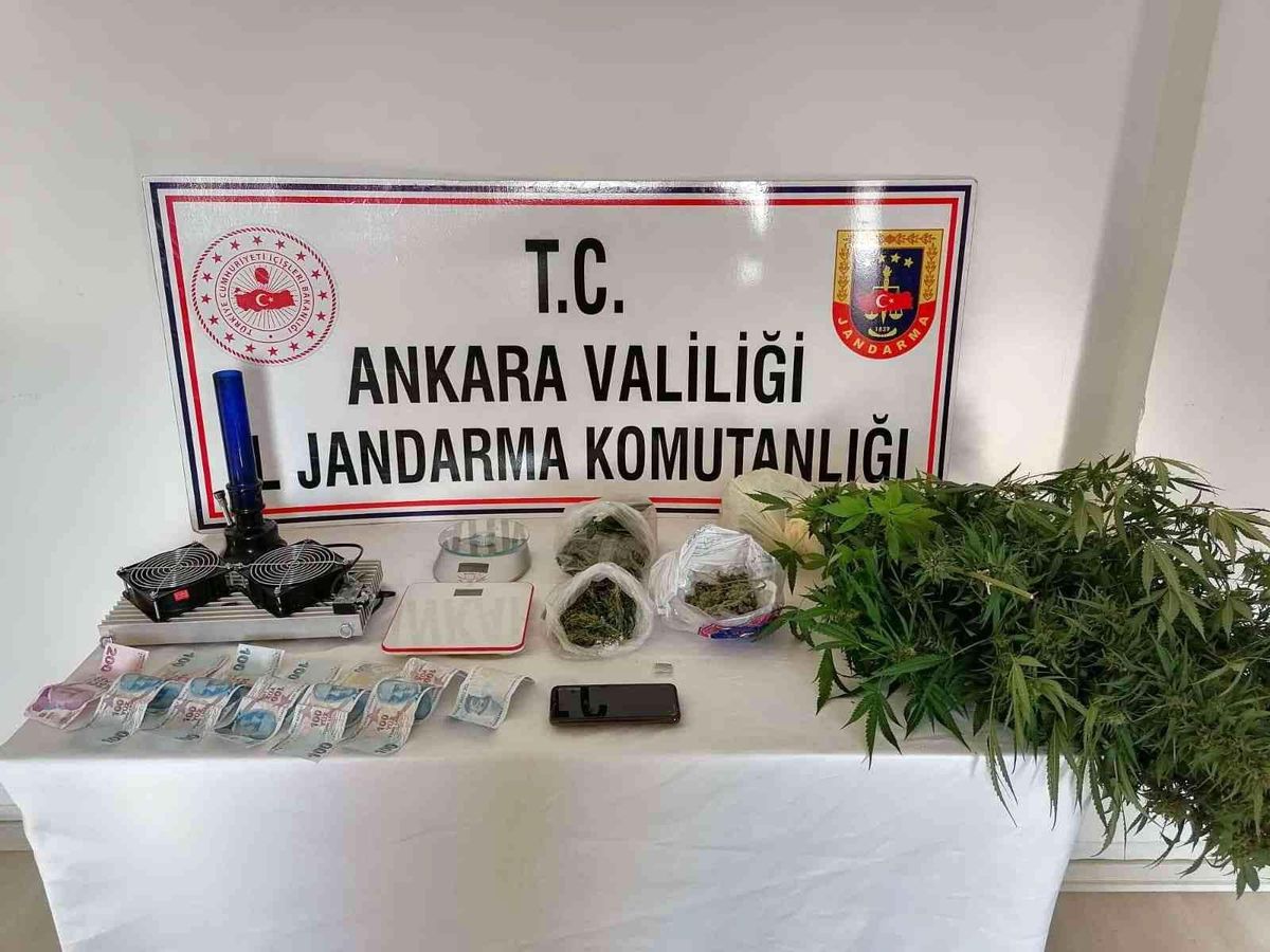 Son dakika haberleri: Ankara\'da jandarmadan uyuşturucu operasyonu