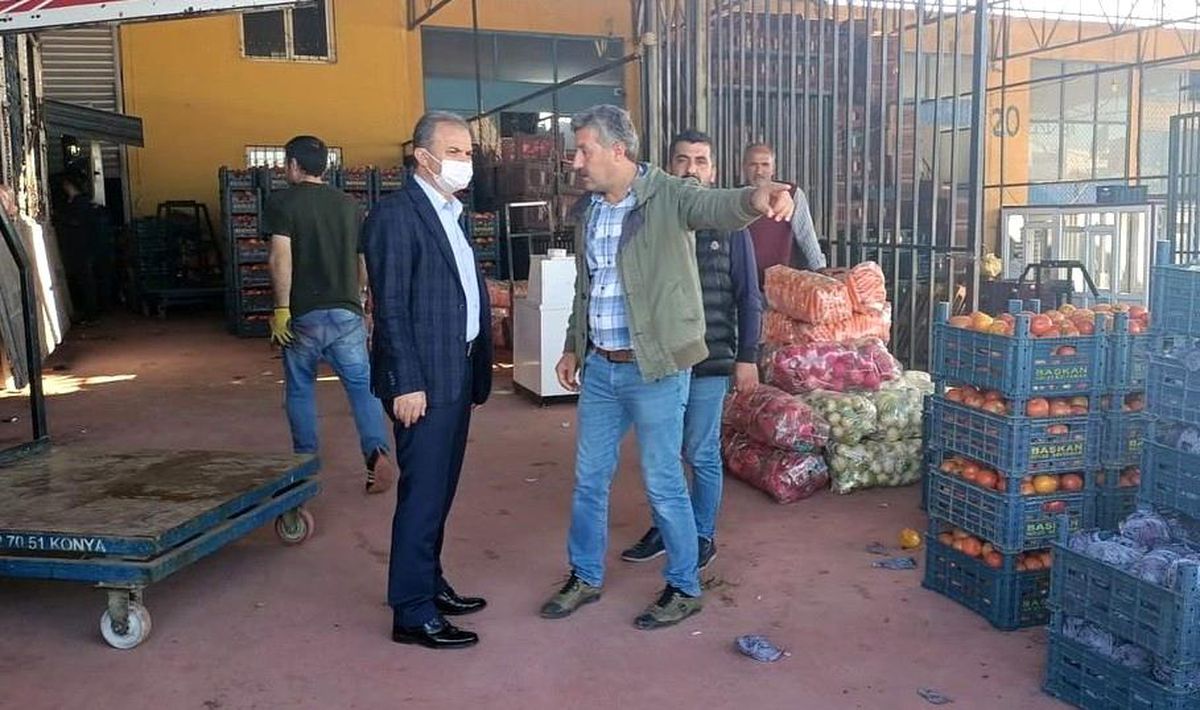 Başkan Kılınç, hal esnafıyla bir araya geldi