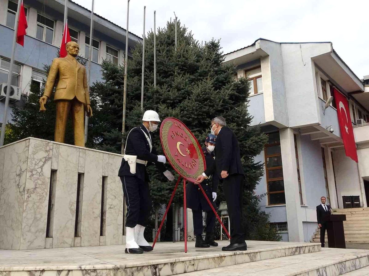 Bingöl\'de 10 Kasım Atatürk\'ü Anma Günü programı