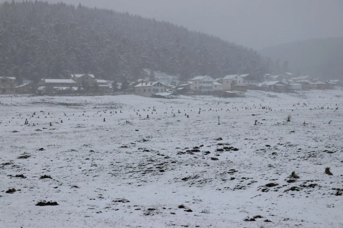 Bolu\'da yoğun kar yağışı