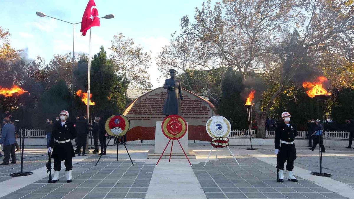 Çanakkale\'de saat 09.05\'te hayat durdu