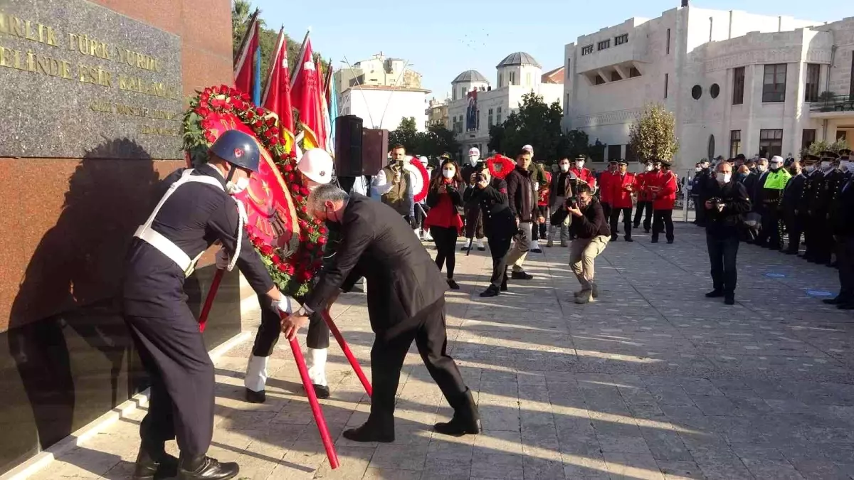 Gazi Mustafa Kemal Atatürk Hatay\'da törenle anıldı