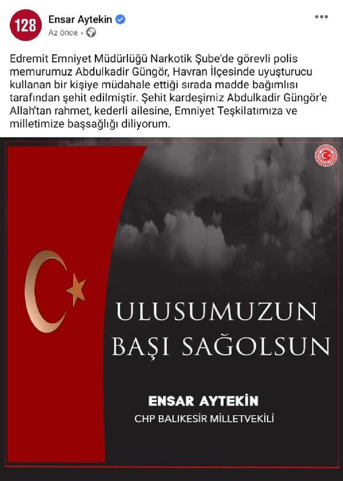 Son dakika haber: Havran\'da uyuşturucu operasyonunda çıkan çatışmada polis memuru şehit oldu (2)
