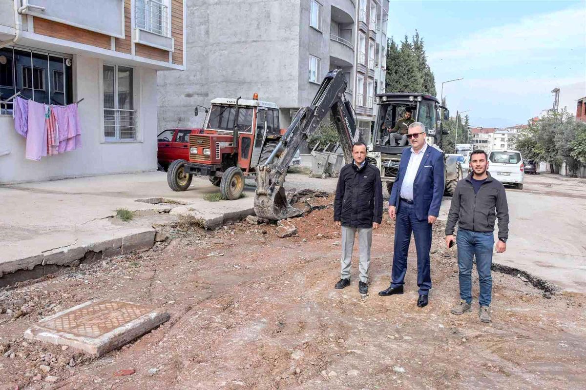 Karacabey\'de altyapı çalışmaları tam gaz