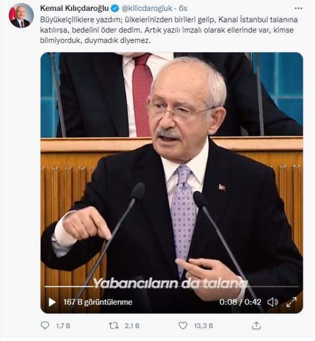 Kemal Kılıçdaroğlu, büyükelçiliklere gönderdiği mektubun nedenini açıkladı: Artık kimse bilmiyorduk diyemez