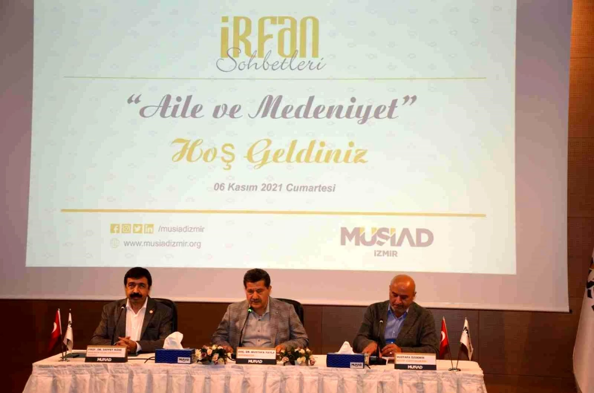 MÜSİAD İzmir\'de, "Aile ve Medeniyet" konulu sohbet gerçekleştirildi