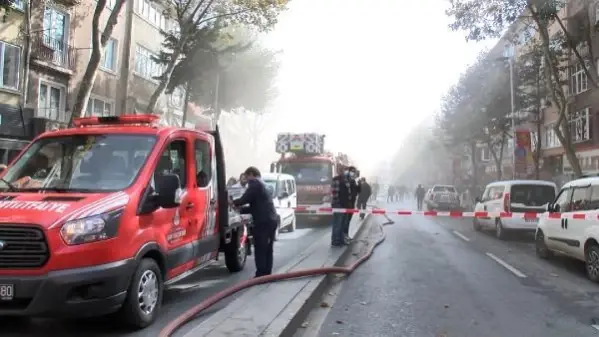 SARIYER'DE YANGIN PANİĞİ, SOKAĞA DÖKÜLDÜLER