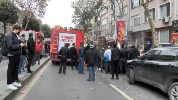 SARIYER'DE YANGIN PANİĞİ, SOKAĞA DÖKÜLDÜLER