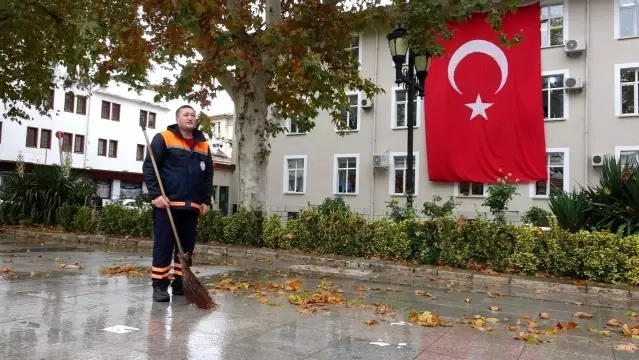 Çan'da 09.05'te hayat durdu