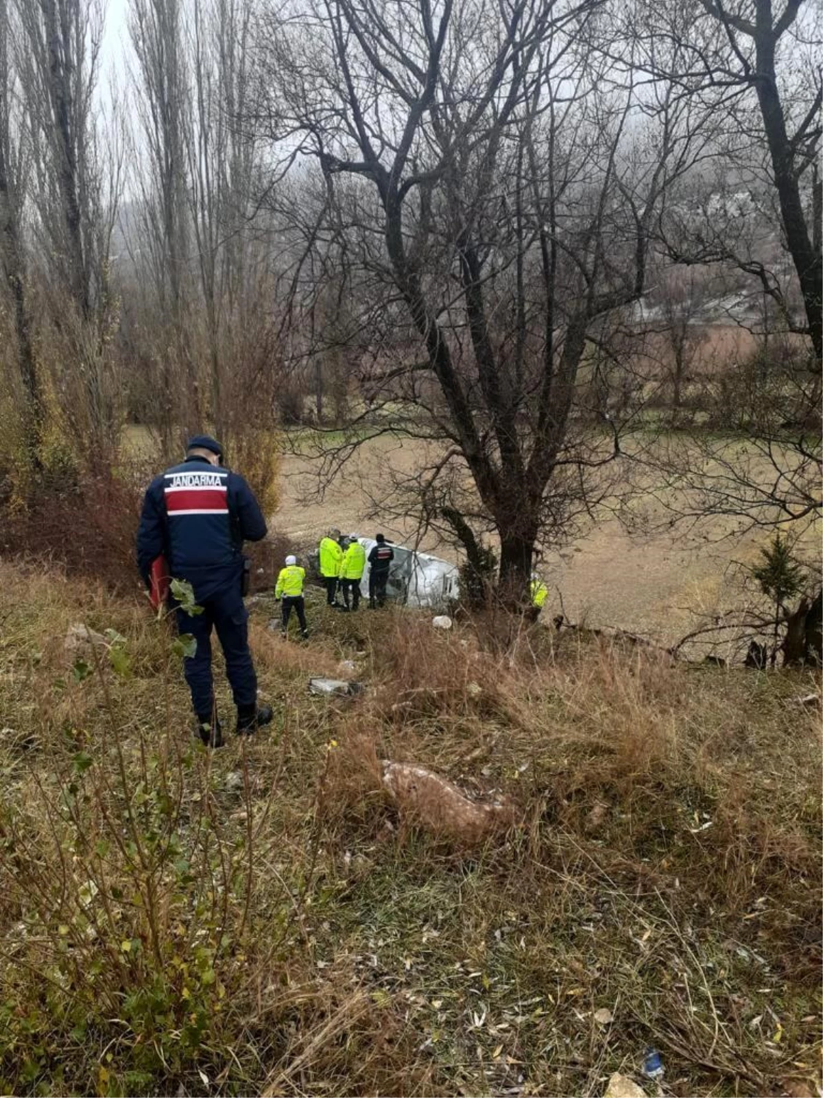 Yozgat\'ta cenaze aracı devrildi: 1 ölü, 1 yaralı
