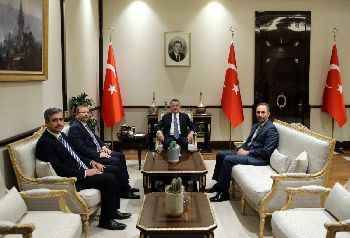 Son Dakika | Yozgat Valisi Ziya Polat, Cumhurbaşkanı Yardımcısı Fuat Oktay\'ı ziyaret etti