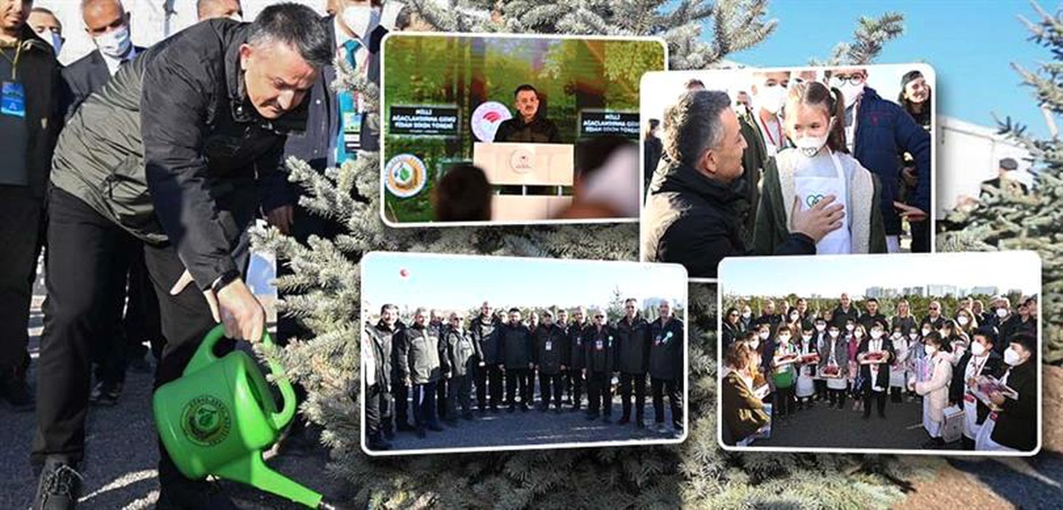 BAKAN PAKDEMİRLİ, MİLLİ AĞAÇLANDIRMA GÜNÜ FİDAN DİKİM TÖRENİNE KATILDI
