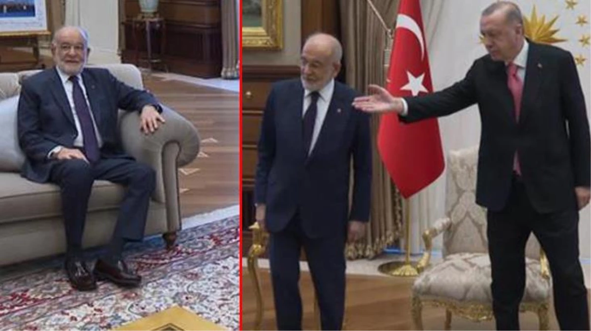 Erdoğan\'la görüşmede koltuk krizi yaşandı mı? Karamollaoğlu\'ndan çok konuşulan görüntülere cevap