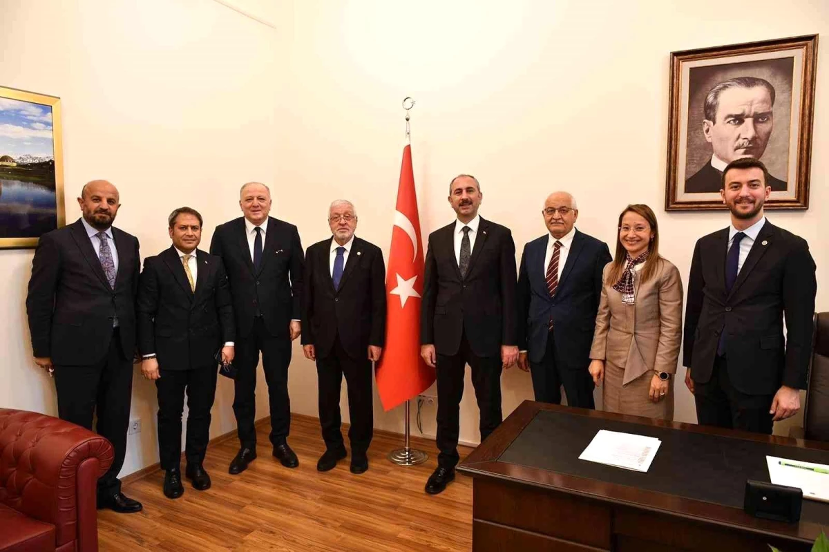 Son dakika haberi! Gaziantep milletvekilleri Adalet Bakanı Gül ile görüştü