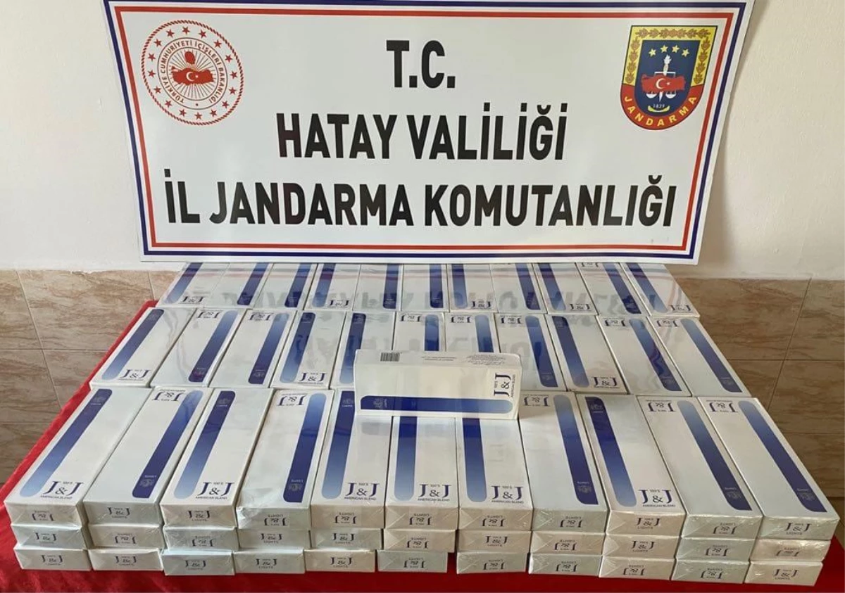 Hatay\'da 1000 paket kaçak sigara ele geçirildi