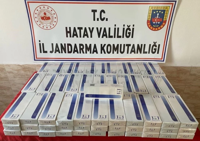 Hatay'da 1000 paket kaçak sigara ele geçirildi
