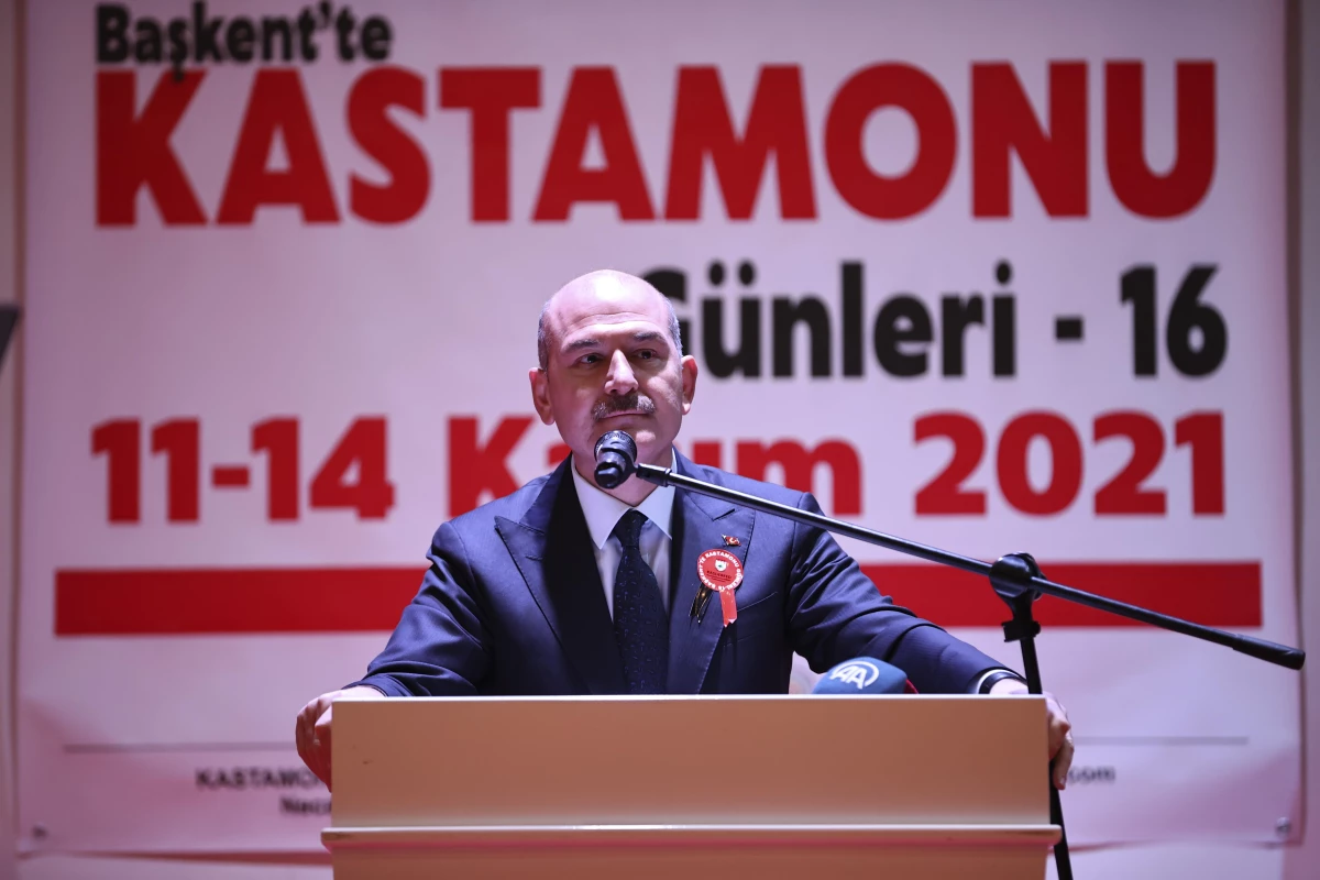 İçişleri Bakanı Soylu, Kastamonu Günleri\'nin açılışını yaptı Açıklaması