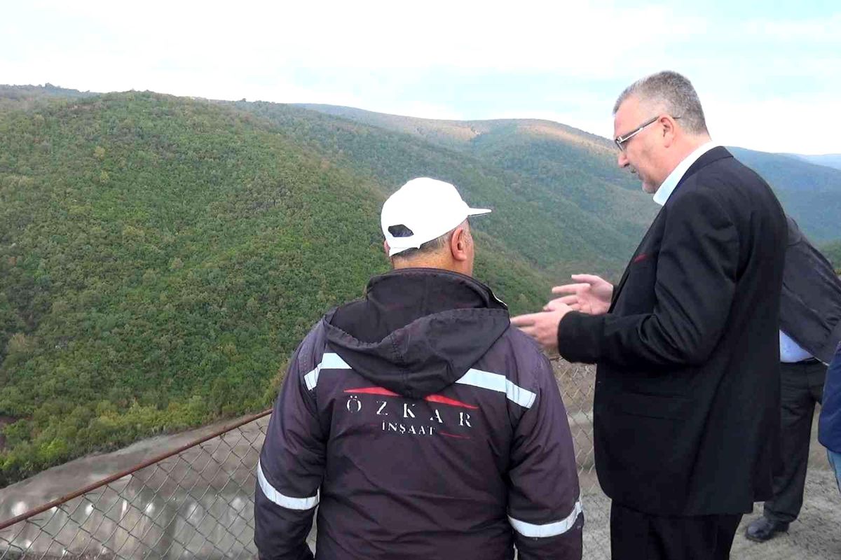 Karacabey\'in en önemli projelerinden Gölecik Barajı\'nda çalışmalar sürüyor