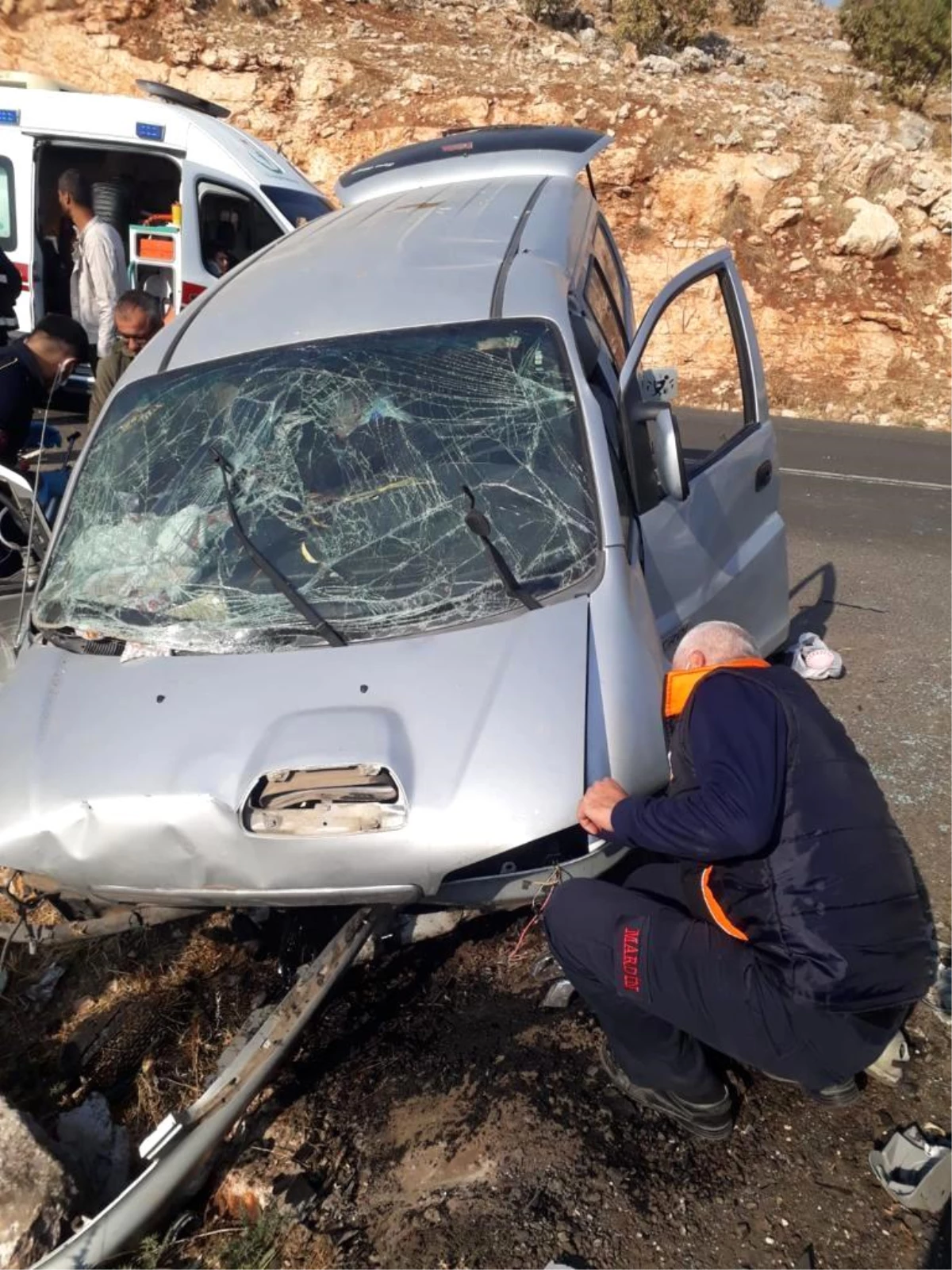 Mardin\'de trafik kazası: 9 yaralı