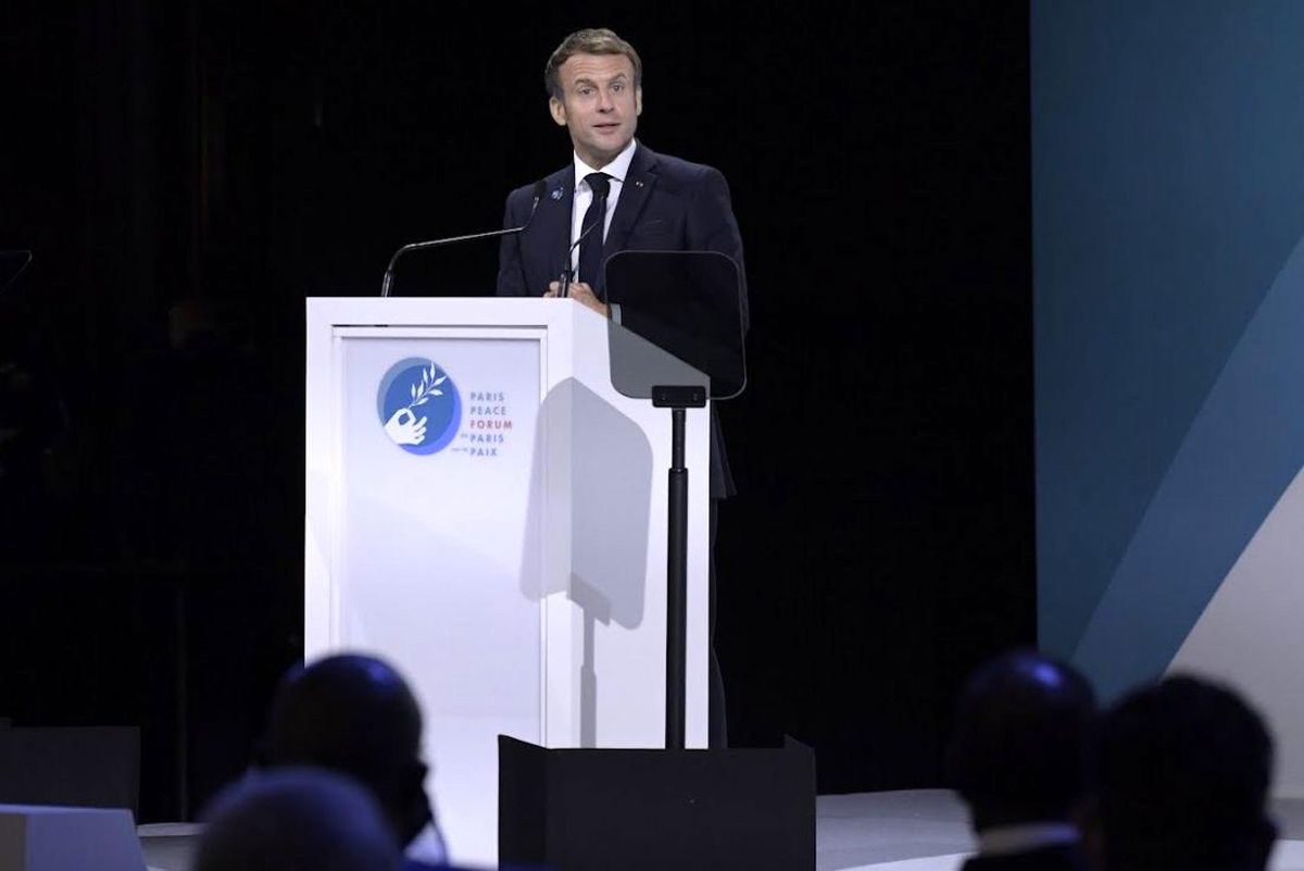 Paris Barış Forumu Macron ve Harris\'in katılımıyla başladı