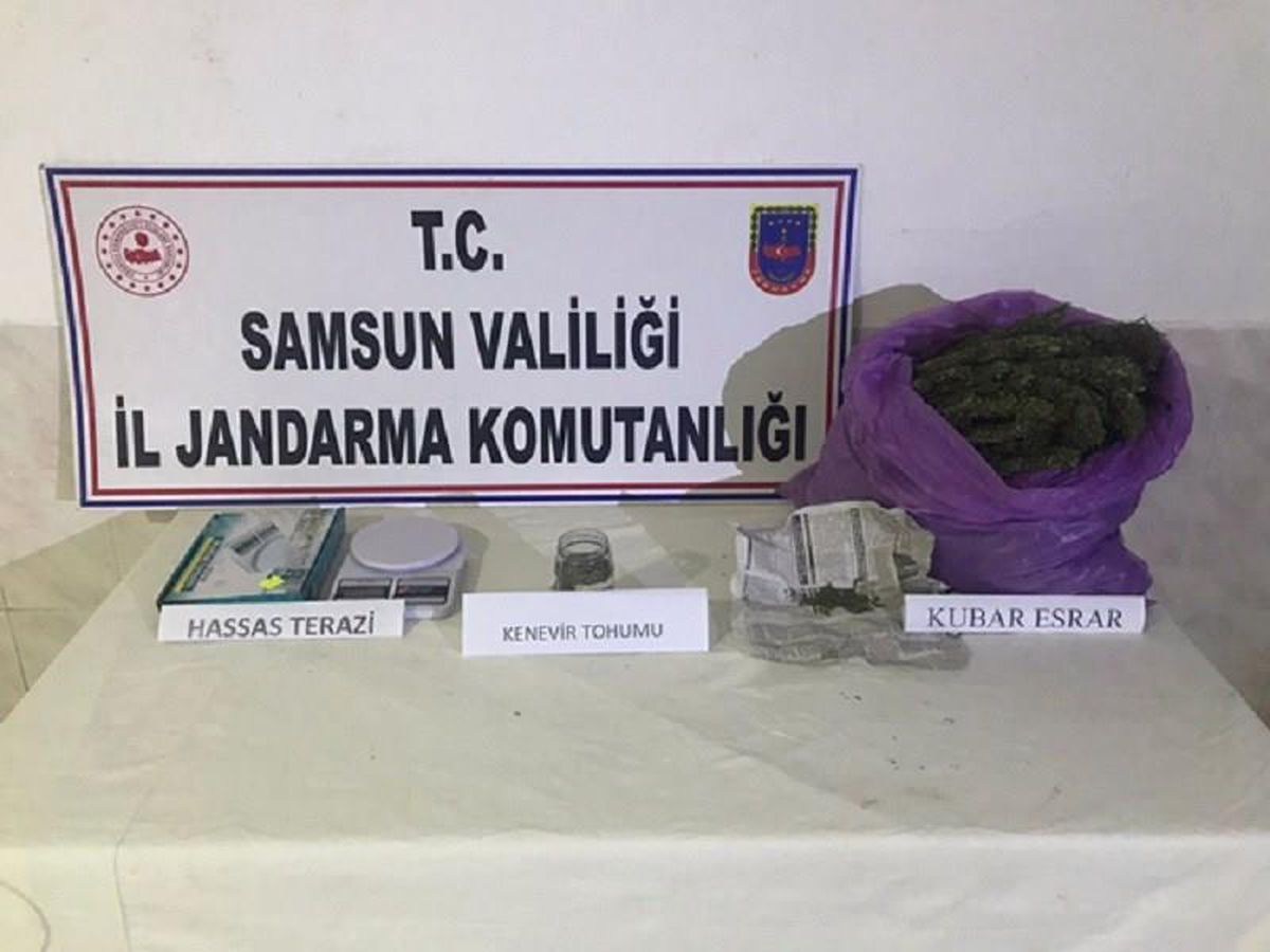 Son dakika haberleri... Samsun\'da uyuşturucu operasyonlarında 22 şüpheli yakalandı